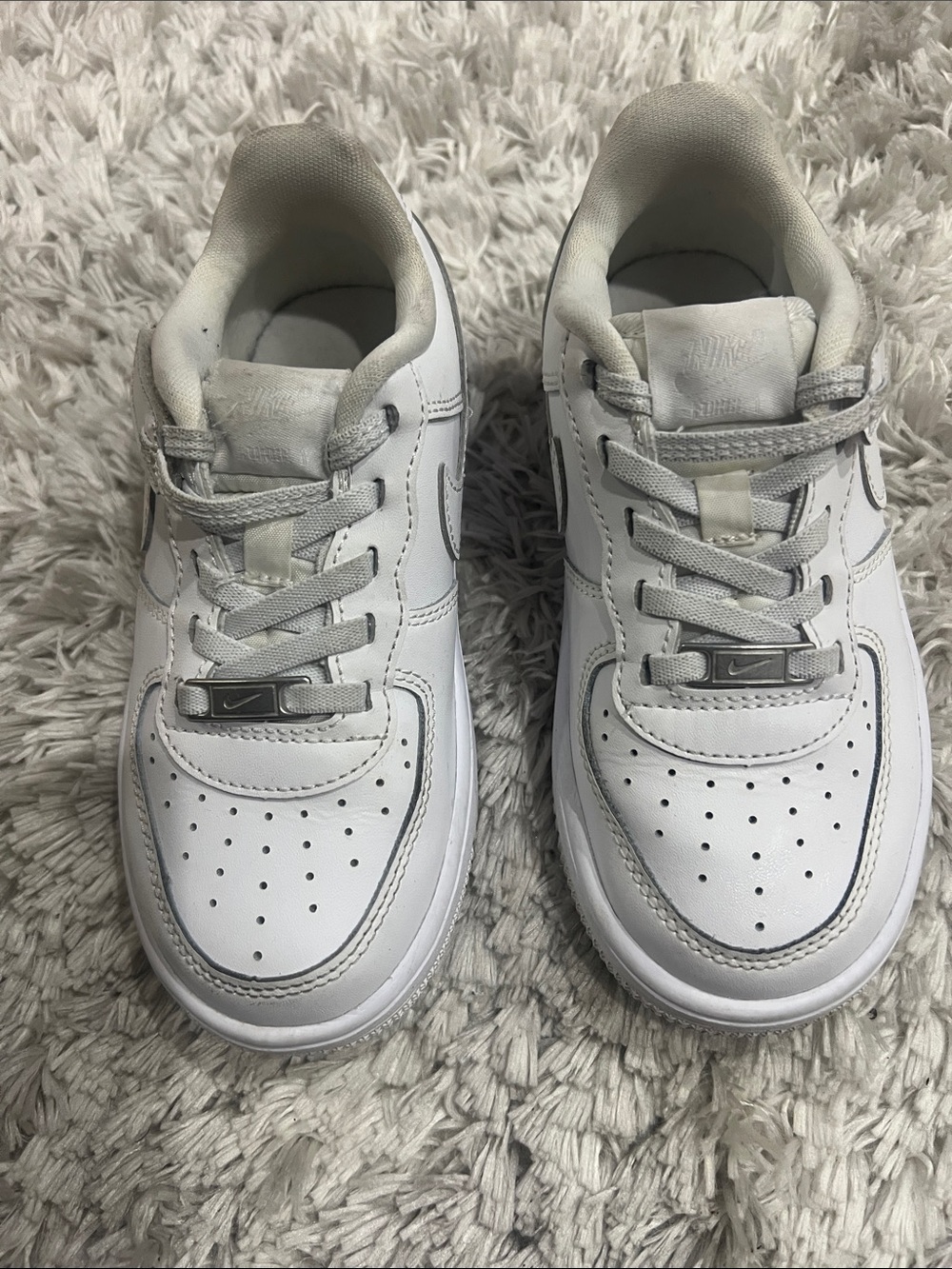 Nike Kids White Low-Top Sneakers